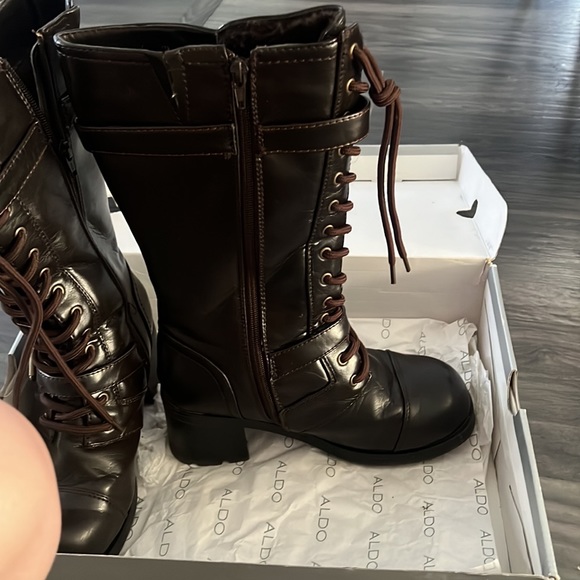 Aldo Winter Leather Boots - Picture 3 of 4